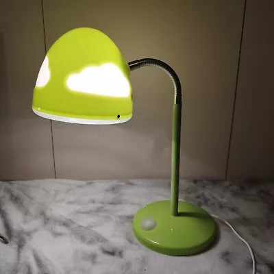 Vintage Ikea Skojig Green Cloud Desk Lamp Adjustable Head Kids Children Large • £44