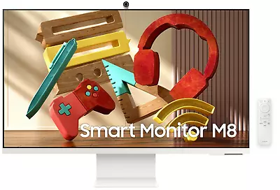SAMSUNG LS32BM801UEXXY SMART COMPUTER MONITOR M8 UHD 4K RESOLUTION 3840 X 2160 • $699