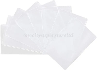 £2.18 • Buy UK Transparent Polish Credit ID Bus Business Card Cover Case Protector Sleeve