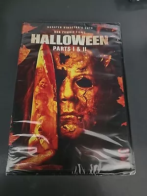 HALLOWEEN: Parts I & II DVD W/ Slipcover Rob Zombie Unrated Director’s Cut NEW • $10.99