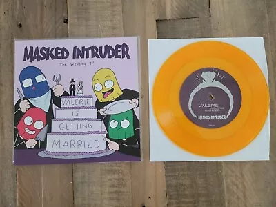 Masked Intruder / Dan Vapid And The Cheats Wedding 7 Inch Vinyl Yellow /100 NEW • $16.99