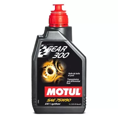 Motul 105777 GEAR 300 75W90 100% Synthetic Gear Oil For Mech Trans (1 Liter) • $285.84