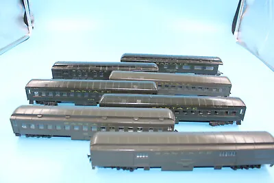 Seven Vintage Athearn Ho Scale Santa Fe Heavyweight Passenger Cars • $85