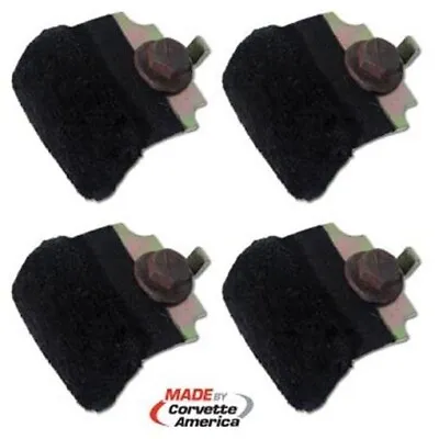 69- 96 Corvette C3 C4 Door Window Glass Anti Rattle Cushions NEW Set Of 4 • $32.99