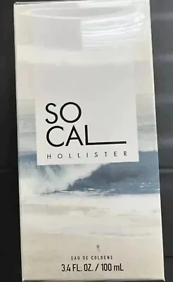 Men’s Hollister So Cal 100ml Eau De Cologne Fragrance New In Cellophane. • £35