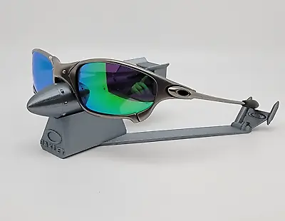 3D Printed Oakley Style X-Metal Silver Nuclear Atomic Bomb Sunglasses Stand • $22.99