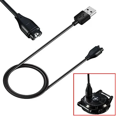NEW For Garmin Fenix 5/ 5S/ 5X Watch USB Charging Cable Charger Dock Sync Data  • $11.99