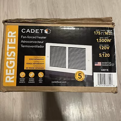 Cadet Register  Fan Forced Wall Heater RMC151W • $131.95