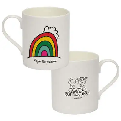 Happyland Rainbow Bone China Mug Mr Men Hot Drinks Cup Gift • £10