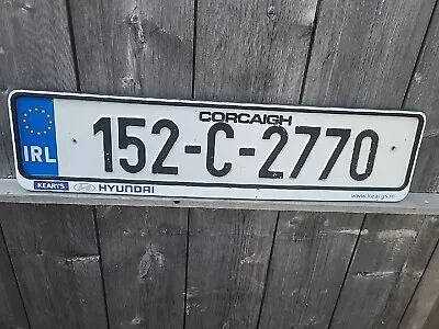 Genuine Ireland License Plate From County Cork 152 C 2770 Metal Embossed Kearys  • $19