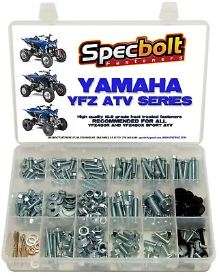 YAMAHA YFZ450R Bolt Kit YFZ450X ATV Fasteners Plastic Body Engine Kit SPECBOLT  • $59.99