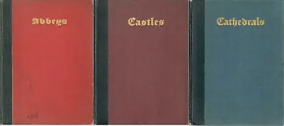 £55 • Buy Great Western Railway Abbeys Castles Cathedrals Set Of 3 First Editions 1925-26 