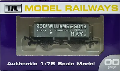 £14.99 • Buy Dapol 5 Plank Open Wagon Rob Williams & Sons Coal & Timber Hay - Limited Edition