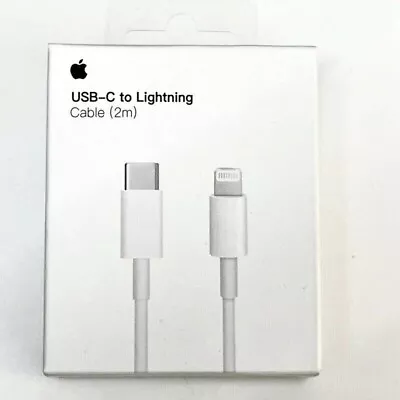 GENUINE ORIGINAL Apple IPhone 14 13 12 11 Charger Type C To Lightning Cable - 2M • £5.99