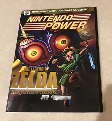 Nintendo Power 137 Zelda Majora's Mask Posters SABRINA'S ABRA Card All Attached • $45.99