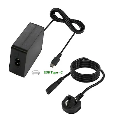 65W USB-C Charger Type-C Adapter For Lenovo ThinkPad X1 Carbon Yoga • £16.99