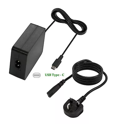 AC Adapter Charger For Lenovo Table X1 Carbon Yoga370 TYPE-C 65W MIIX720 Yoga5 • £16.99