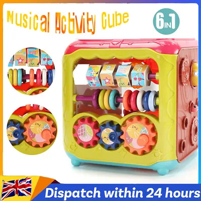 Musical Activity Cube 6-in-1 Early Learning Toys For 12M+ ToddlersOne Year Old • £9.99