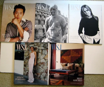 $12.99 • Buy WSJ Wall Street Journal Magazines 2023 LOT Of 5 Jennifer Aniston Carlos Alcaraz