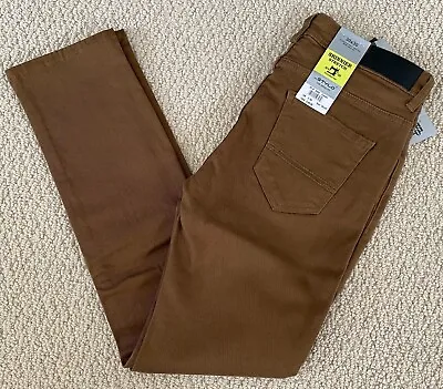 NWT Men's Stylo Skinnier Stretch Camel Brown Denim Classic Skinny Jeans ALL SIZE • $16.99