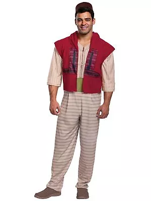 Aladdin Deluxe Live Action Disney Arabian Movie Story Book Adult Mens Costume XL • £98.34