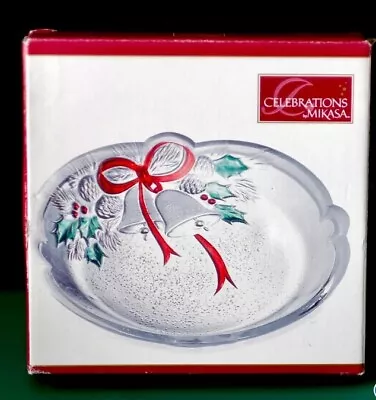 Mikasa Holiday Bells Collection Celebration Edition 7  Candy Dish • $10.95