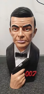 £129 • Buy Sean Connery James Bond 007 Head  Bust Resin Display Detail Immaculate Rare 