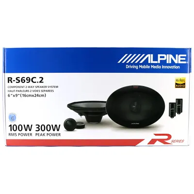 Alpine R-S69C.2 R-Series 6  X 9  2-Way Component Car Audio Speakers Comp NEW • $159.95