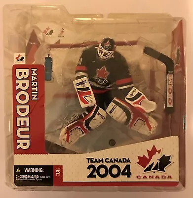 Martin Brodeur Team Canada 2004 Macfarlane Black Jersey New/Sealed  • $35