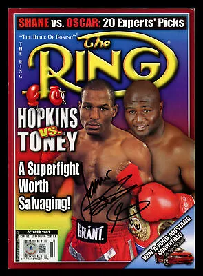 James Toney Autographed Signed Ring Magazine Beckett BAS QR #BK08875 • $29