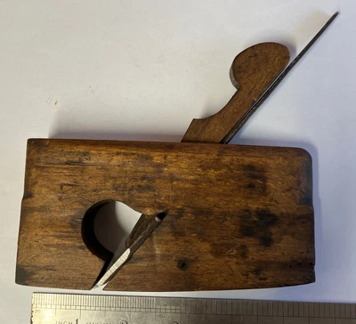 £10 • Buy Vintage 5.5” Wooden Compass Plane With 1” W Marples & Sons Iron- Razor Sharp