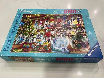 Ravensburger 16772 Disney Snow Globes 1000 Pc Jigsaw Puzzle US SELLER • $19.99