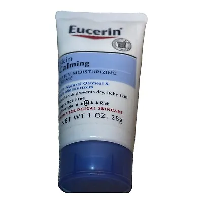 Eucerin Skin Calming Moisturizing Crème 1 Oz New Without Box C.20 • $6.99