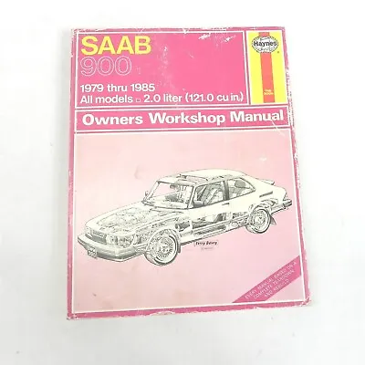 Vintage 1979-1985 Saab 900 Haynes Service Repair Manual Guide Book 2.0l Models • $15.98