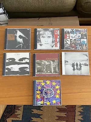 U2 Collection Of 7 CDs: War Rattle & Hum Zooropa Boy Unforgettable Fire +2 • $24