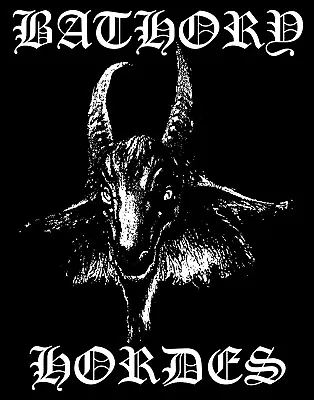 £4.25 • Buy Bathory Hordes Goat Quorthon Black Metal Canvas Patch Blood Fire Death Nordland