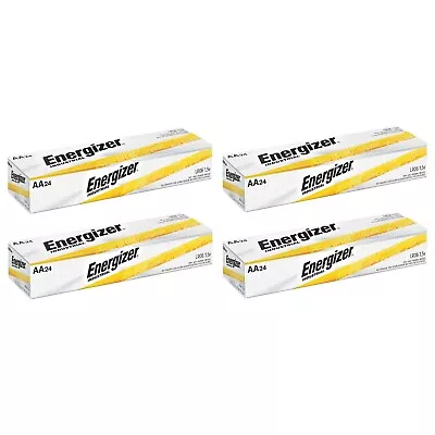 Energizer Industrial EN91 AA Batteries 24 X 4 Packs ( 96 Batteries ) • $47