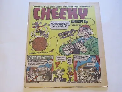 Cheeky Comic 1978/Granny Gumdrop/6 Million Dollar Gran/Comic Strips • £3.90
