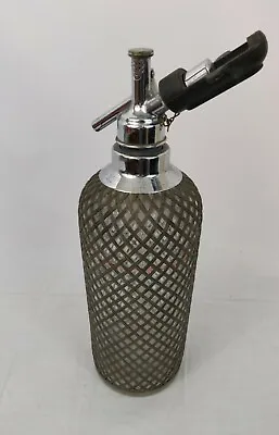 Sparklets New York Glass Seltzer Bottle - Czechoslovakia USA Vintage Complete • $60.29