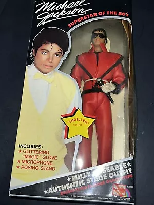 Michael Jackson Doll Superstars Of 80's Thriller Outfit 12  Action Figure 1984 • $39.99