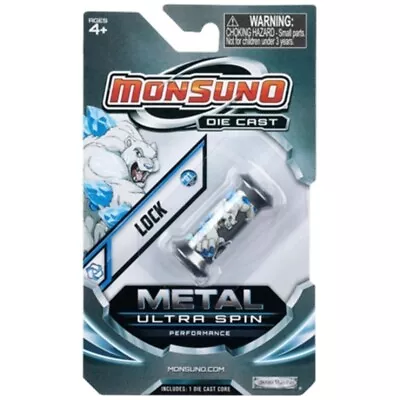 Monsuno Die Cast Metal Ultra Spin Core LOCK Blue Wave 2 • $4.99