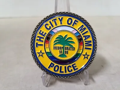 The City Of Miami Police Incorporated Challenge Coin PRIDE • $54.95