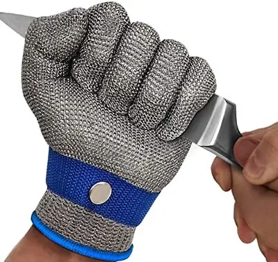 Level 9 Cut Resistant Glove Food Grade 2.0 Upgraded Stainless Steel 1-Pack • $19.99