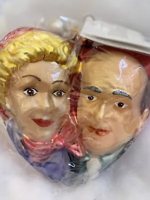 Christopher Radko RARE I LOVE LUCY (& RICKY) HEART Porcelain • $150