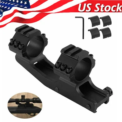 Dual Ring 1''/30mm Cantilever Scope Mount Rings For Rifle Picatinny Rail Weaver • $11.95