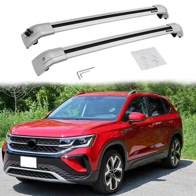 Lockable Roof Rack Cross Bar Fit For Volkswagen VW Taos 2022-2024 Cargo Carrier  • $84.99