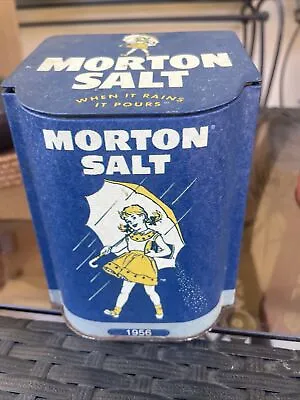 Morton Salt Rare Vintage Slant Top Container • $14