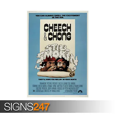 CHEECH AND CHONG STILL SMOKING (ZZ183) MOVIE POSTER Poster Print Art A1 A2 A3 • £6.25