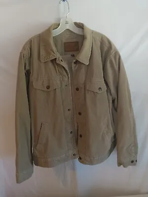 $16 • Buy Sonoma Men's Corduroy Jacket Tan Size Xl