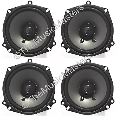 4X TWO PAIR! 5 1/4  Inch 5.25  Car Stereo Audio SPEAKERS OEM Style Replacements • $69.99